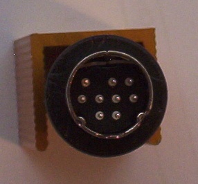 Mini-DIN 9p line plug