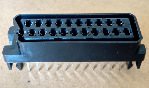SCART socket PCB mount (style 2)